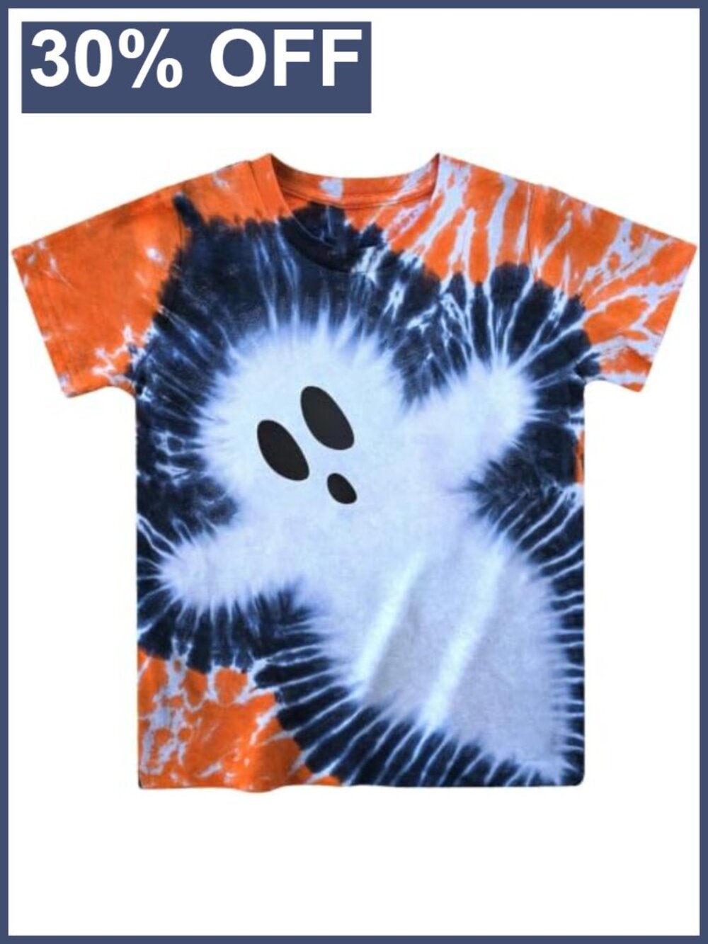 Kids Halloween Ghost Graphic Tee Shirt